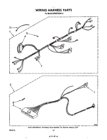 07 - Wiring Harness , Literature And Optional parts for Whirlpool Microwave MW8700XS2 from AppliancePartsPros.com