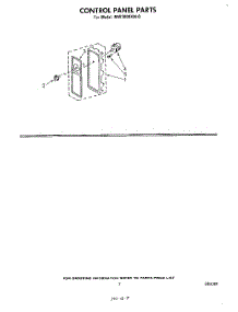 05 - Control Panel , Literature And Optional parts for Whirlpool Microwave MW3000XM0 from AppliancePartsPros.com