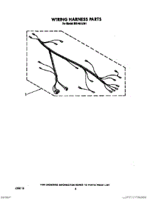 06 - Wiring Harness, Optional parts for Whirlpool Microwave MS1451XW1 from AppliancePartsPros.com