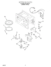 04 - Interior parts for Whirlpool Microwave MT7116XDQ0 from AppliancePartsPros.com