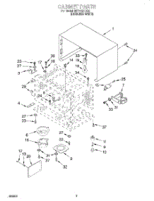 03 - Cabinet, Literature parts for Whirlpool Microwave MT7116XDQ2 from AppliancePartsPros.com