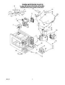 05 - Oven Interior, Literature parts for Whirlpool Microwave MT1061XBR0 from AppliancePartsPros.com