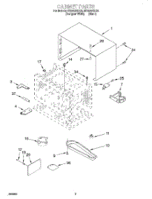 03 - Cabinet, Literature parts for Whirlpool Microwave MT8066SEQ0 from AppliancePartsPros.com