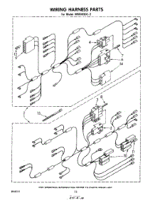 06 - Wiring Harness parts for Whirlpool Microwave MW8400XL2 from AppliancePartsPros.com