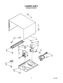 04 - Cabinet parts for Whirlpool Microwave MT6120XYB1 from AppliancePartsPros.com