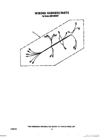 06 - Wiring Harness, Optional parts for Whirlpool Microwave MS1650XW1 from AppliancePartsPros.com