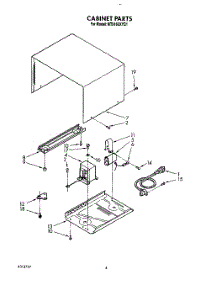 04 - Cabinet parts for Whirlpool Microwave MT9160XYB1 from AppliancePartsPros.com