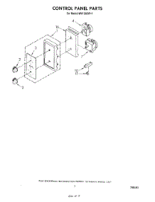 05 - Control Panel , Literature And Optional parts for Whirlpool Microwave MW1200XP1 from AppliancePartsPros.com