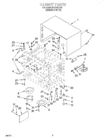 03 - Cabinet, Literature parts for Whirlpool Microwave MT7078XDQ0 from AppliancePartsPros.com
