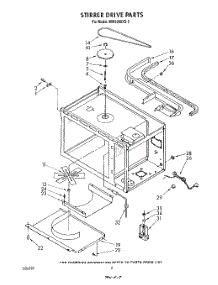 03 - Stirrer Drive parts for Whirlpool Microwave MW8900XS3 from AppliancePartsPros.com
