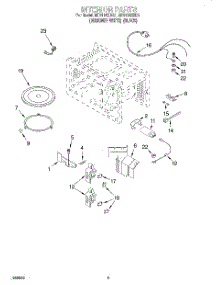 04 - Interior parts for Whirlpool Microwave MT8118XEQ1 from AppliancePartsPros.com