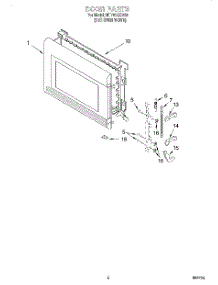 02 - Door parts for Whirlpool Microwave MT7073XDQ0 from AppliancePartsPros.com