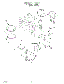04 - Interior parts for Whirlpool Microwave 7MT7118XDQ0 from AppliancePartsPros.com