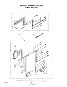 06 - Wiring Harness , Lit / Optional parts for Whirlpool Microwave MW8700XL2 from AppliancePartsPros.com