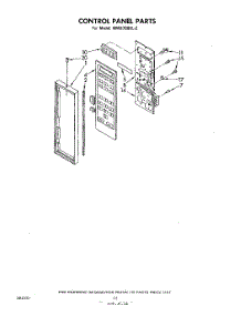 07 - Control Panel parts for Whirlpool Microwave MW8700XL2 from AppliancePartsPros.com