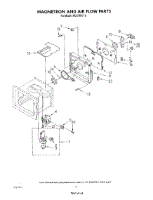 03 - Magnetron And Airflow parts for Whirlpool Microwave MC8790XT0 from AppliancePartsPros.com