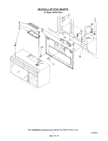 03 - Installation parts for Whirlpool Microwave MH6701XW0 from AppliancePartsPros.com