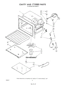 03 - Cavity And Stirrer parts for Whirlpool Microwave MH6700XM2 from AppliancePartsPros.com