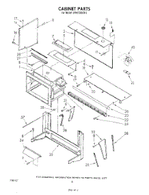 04 - Cabinet parts for Whirlpool Microwave MH6700XM2 from AppliancePartsPros.com