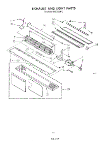 07 - Exhaust And Light parts for Whirlpool Microwave MH6700XM2 from AppliancePartsPros.com