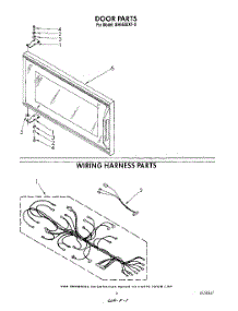 05 - Door , Wiring Harness , Lit / Optional parts for Whirlpool Microwave MH6600XV0 from AppliancePartsPros.com