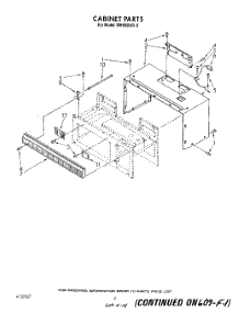04 - Cabinet parts for Whirlpool Microwave MH6600XV0 from AppliancePartsPros.com