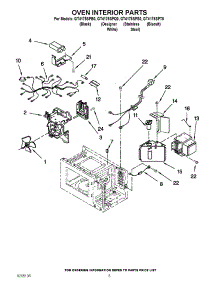 05 - Oven Interior Parts parts for Whirlpool Microwave GT4175SPT0 from AppliancePartsPros.com