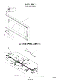 05 - Door , Wiring Harness , Lit / Optional parts for Whirlpool Microwave MH6700XV0 from AppliancePartsPros.com