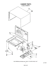 04 - Cabinet parts for Whirlpool Microwave MC8990XT0 from AppliancePartsPros.com