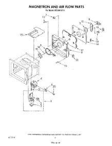 03 - Magnetron And Airflow parts for Whirlpool Microwave MC8991XT0 from AppliancePartsPros.com