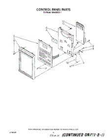06 - Control Panel parts for Whirlpool Microwave MH6600XV1 from AppliancePartsPros.com