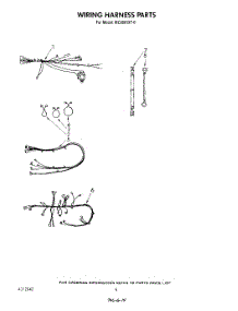 07 - Wiring Harness parts for Whirlpool Microwave MC8991XT0 from AppliancePartsPros.com