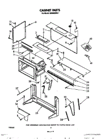 04 - Cabinet parts for Whirlpool Microwave MH6600XM1 from AppliancePartsPros.com