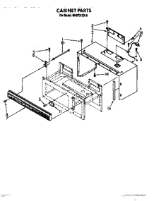 04 - Cabinet parts for Whirlpool Microwave MH6701XX0 from AppliancePartsPros.com