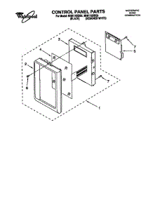 Control Panel parts for Whirlpool Microwave 4361 from AppliancePartsPros.com