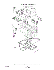 08 - Ventilation parts for Whirlpool Microwave MH6700XW0 from AppliancePartsPros.com