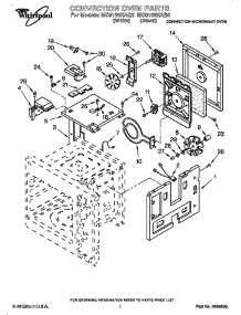 Convection Oven parts for Whirlpool Microwave MC810XAB0 from AppliancePartsPros.com