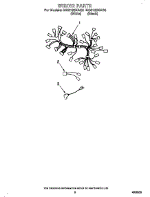Wiring parts for Whirlpool Microwave MC810XAB0 from AppliancePartsPros.com