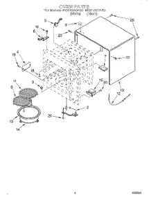 03 - Oven parts for Whirlpool Microwave MC8130XAQ0 from AppliancePartsPros.com