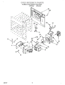 02 - Oven Interior parts for Whirlpool Microwave MC8130XAB1 from AppliancePartsPros.com