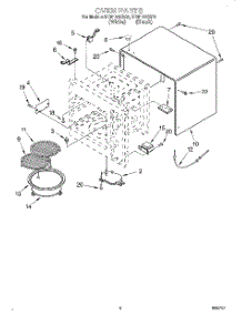 03 - Oven parts for Whirlpool Microwave MC8130XAB1 from AppliancePartsPros.com