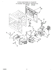 02 - Oven Interior parts for Whirlpool Microwave MC8130XAB0 from AppliancePartsPros.com