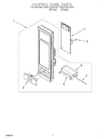 06 - Control Panel parts for Whirlpool Microwave MC8130XAB0 from AppliancePartsPros.com