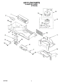 04 - Air Flow Parts parts for Whirlpool Microwave MH7155XMS0 from AppliancePartsPros.com