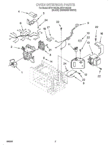 Oven Interior parts for Whirlpool Microwave OEMMT2110SJB0 from AppliancePartsPros.com