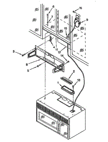 Installation parts for Whirlpool Microwave MH7155XBZ0 from AppliancePartsPros.com