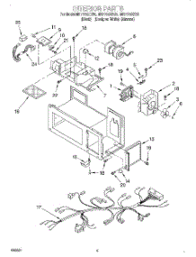 05 - Interior, Literature parts for Whirlpool Microwave MH7115XBZ6 from AppliancePartsPros.com