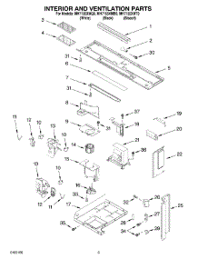03 - Interior And Ventilation Parts parts for Whirlpool Microwave MH7155XMT0 from AppliancePartsPros.com