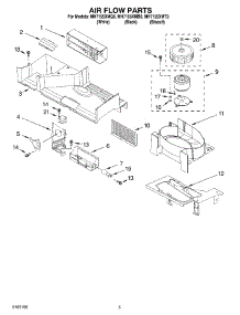 04 - Air Flow Parts parts for Whirlpool Microwave MH7155XMT0 from AppliancePartsPros.com