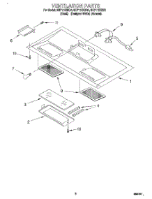 07 - Ventilation parts for Whirlpool Microwave MH7115XBB4 from AppliancePartsPros.com
